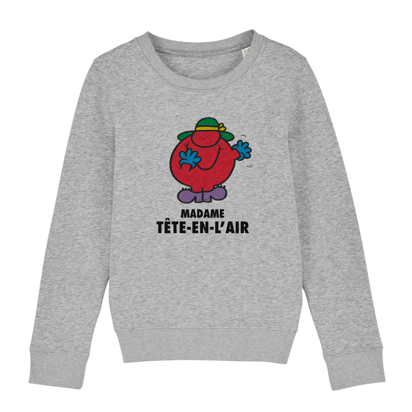 Sweatshirt Fille Madame Tête en l'air