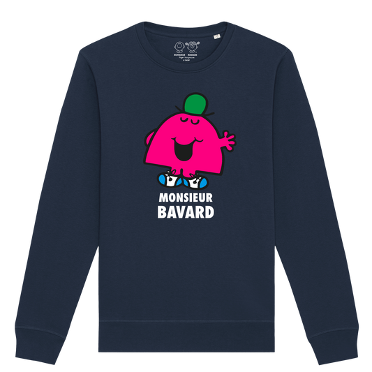 Sweatshirt Homme Monsieur Bavard Monsieur Madame