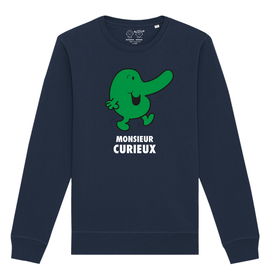 Sweatshirt Homme Monsieur Curieux Monsieur Madame