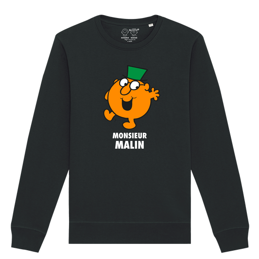 Sweatshirt Homme Monsieur Malin Monsieur Madame