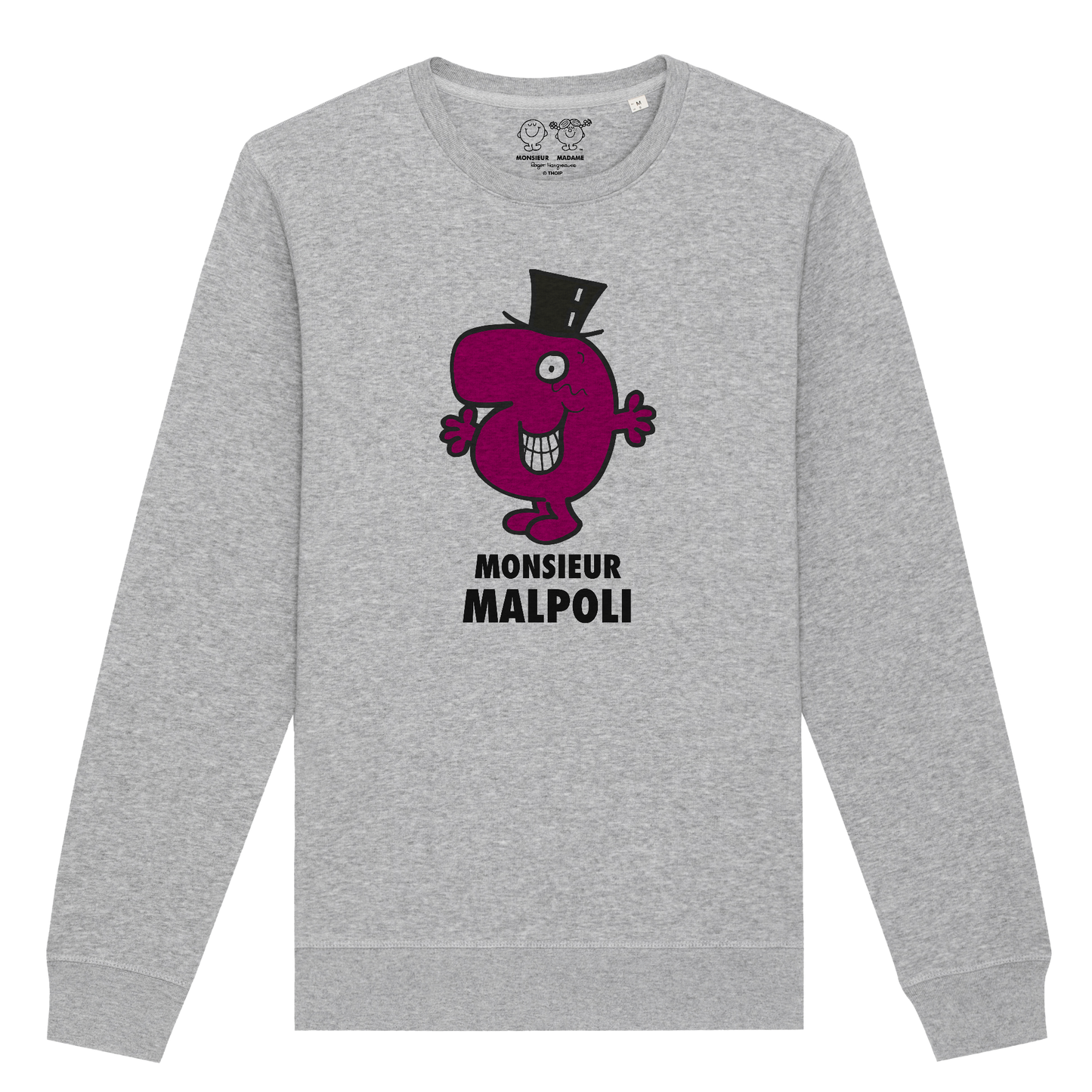 Sweatshirt Homme Monsieur Malpoli Monsieur Madame