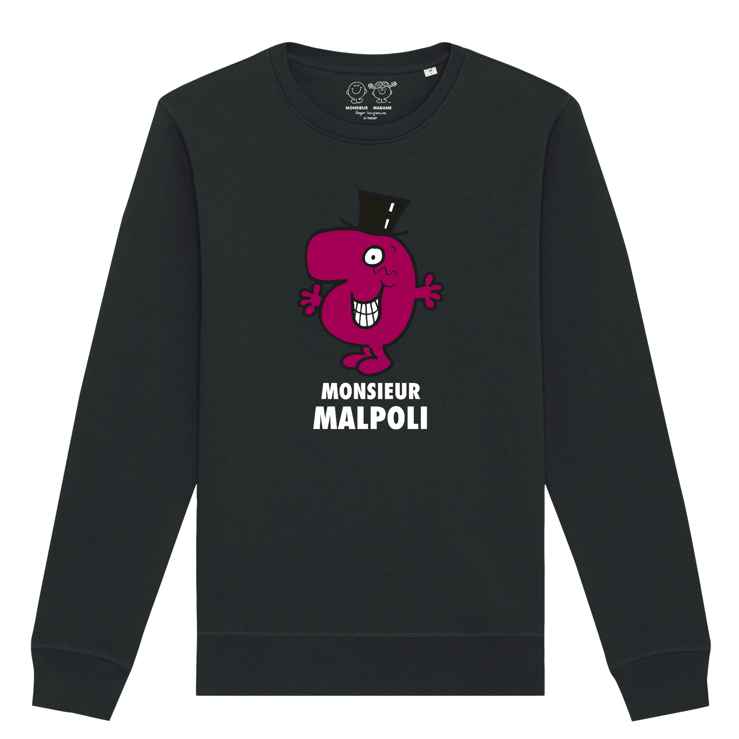 Sweatshirt Homme Monsieur Malpoli Monsieur Madame