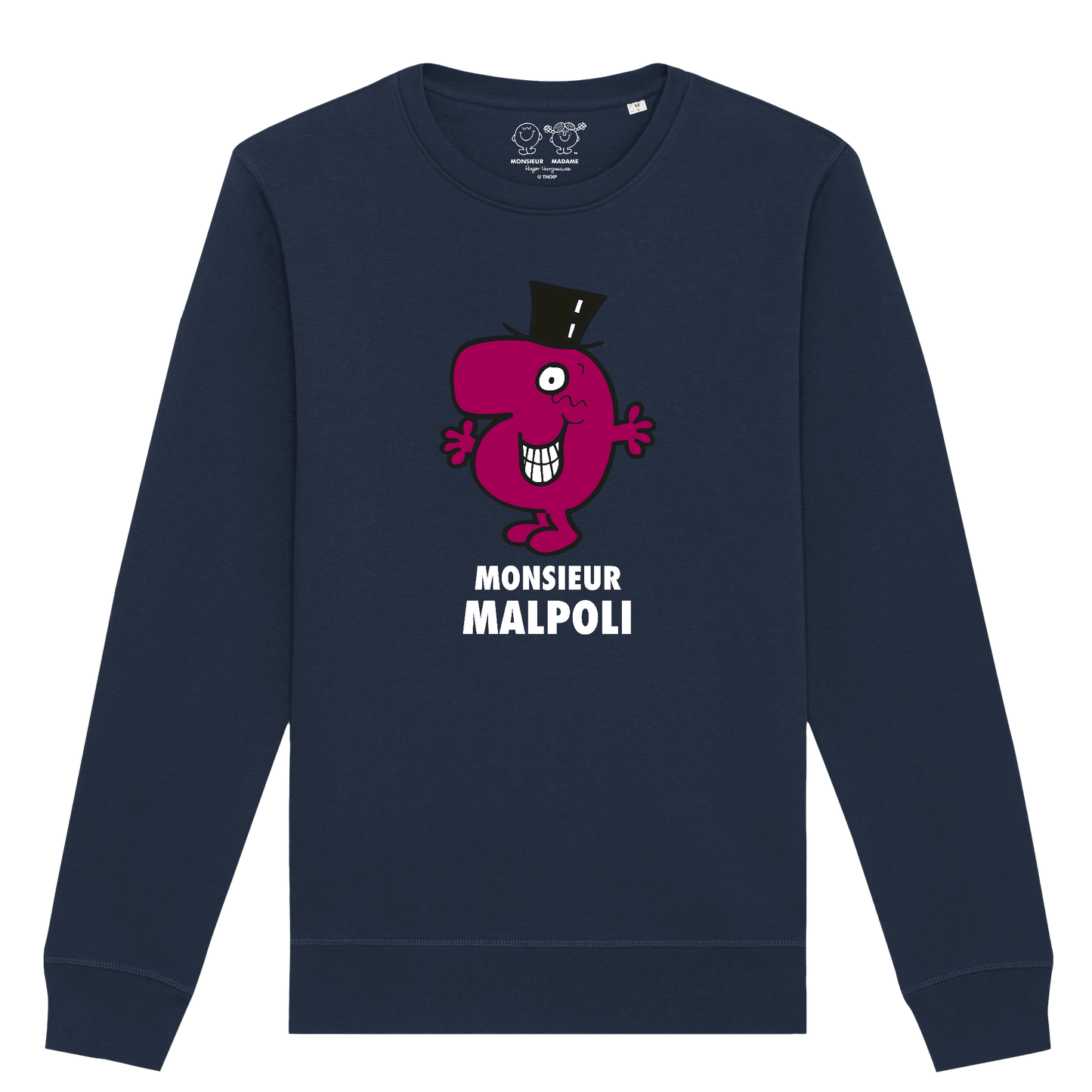 Sweatshirt Homme Monsieur Malpoli Monsieur Madame