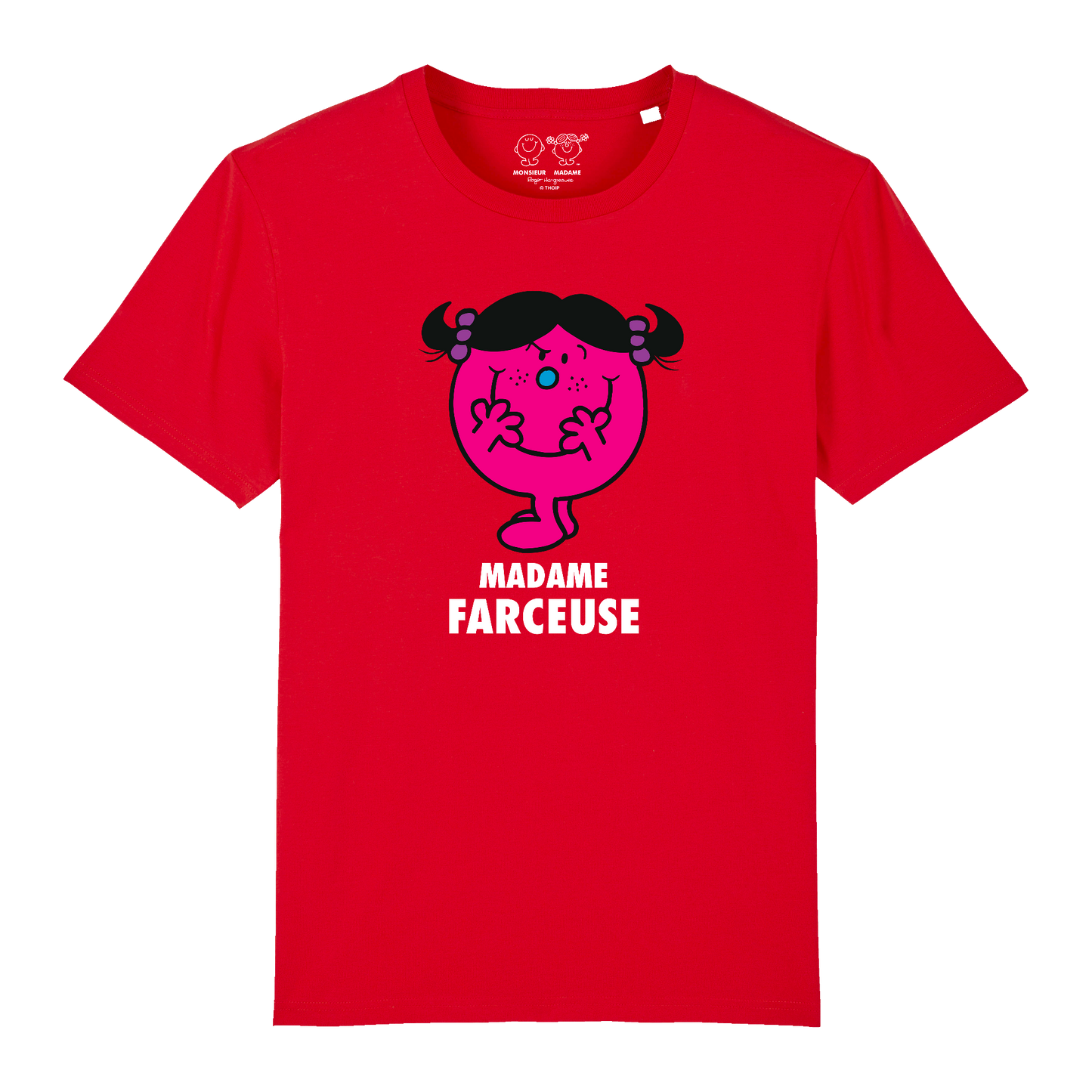 T-Shirt Femme Madame Farceuse Monsieur Madame