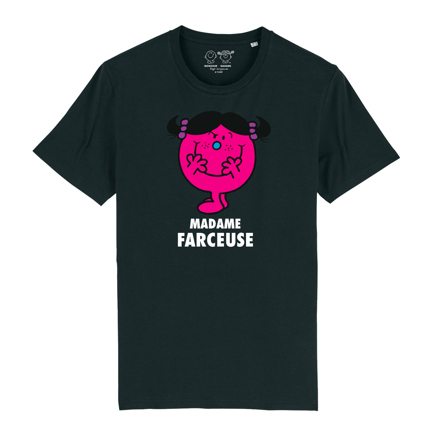 T-Shirt Femme Madame Farceuse Monsieur Madame