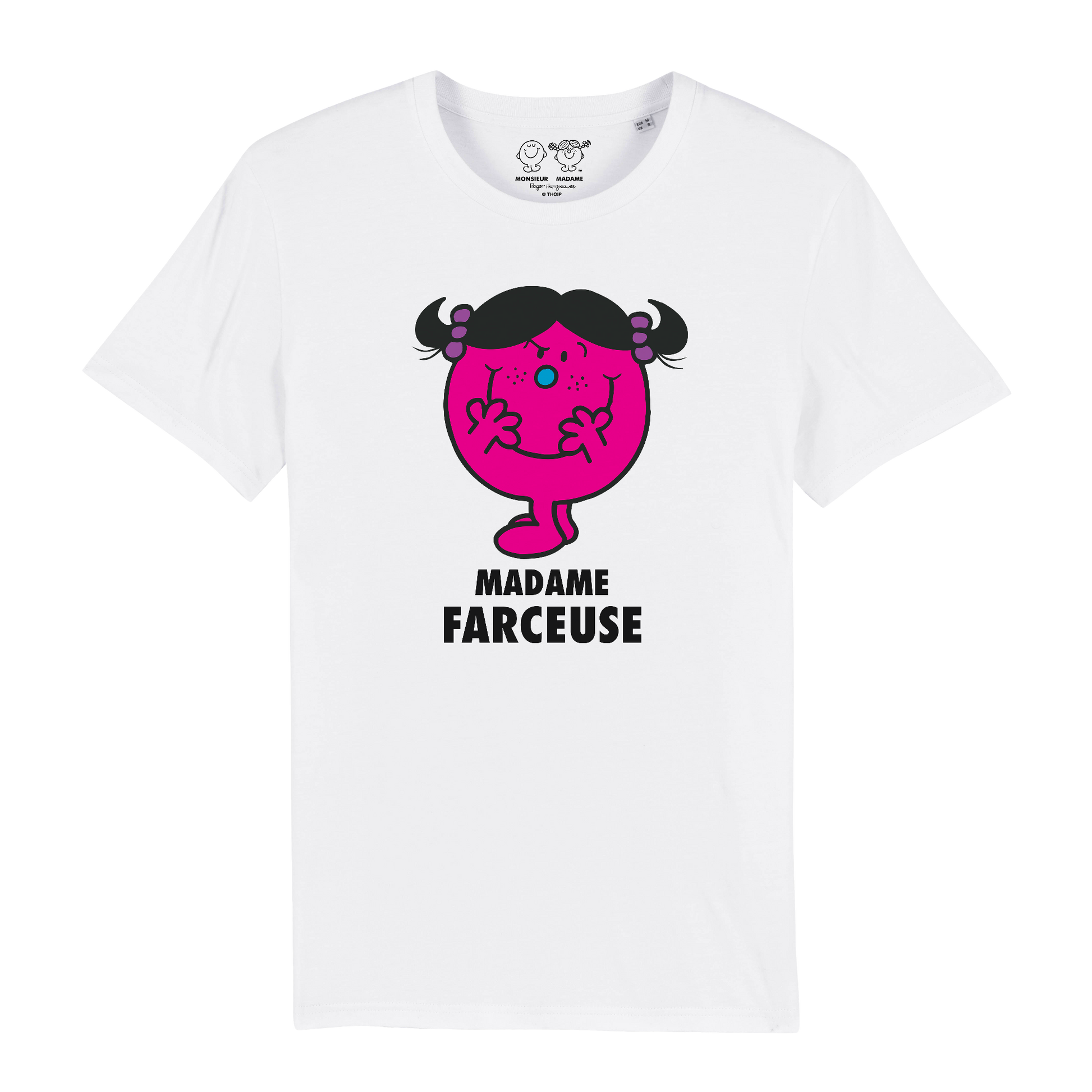 T-Shirt Femme Madame Farceuse Monsieur Madame