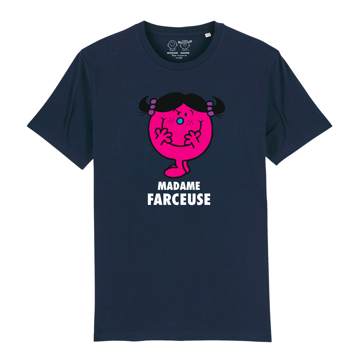 T-Shirt Femme Madame Farceuse Monsieur Madame