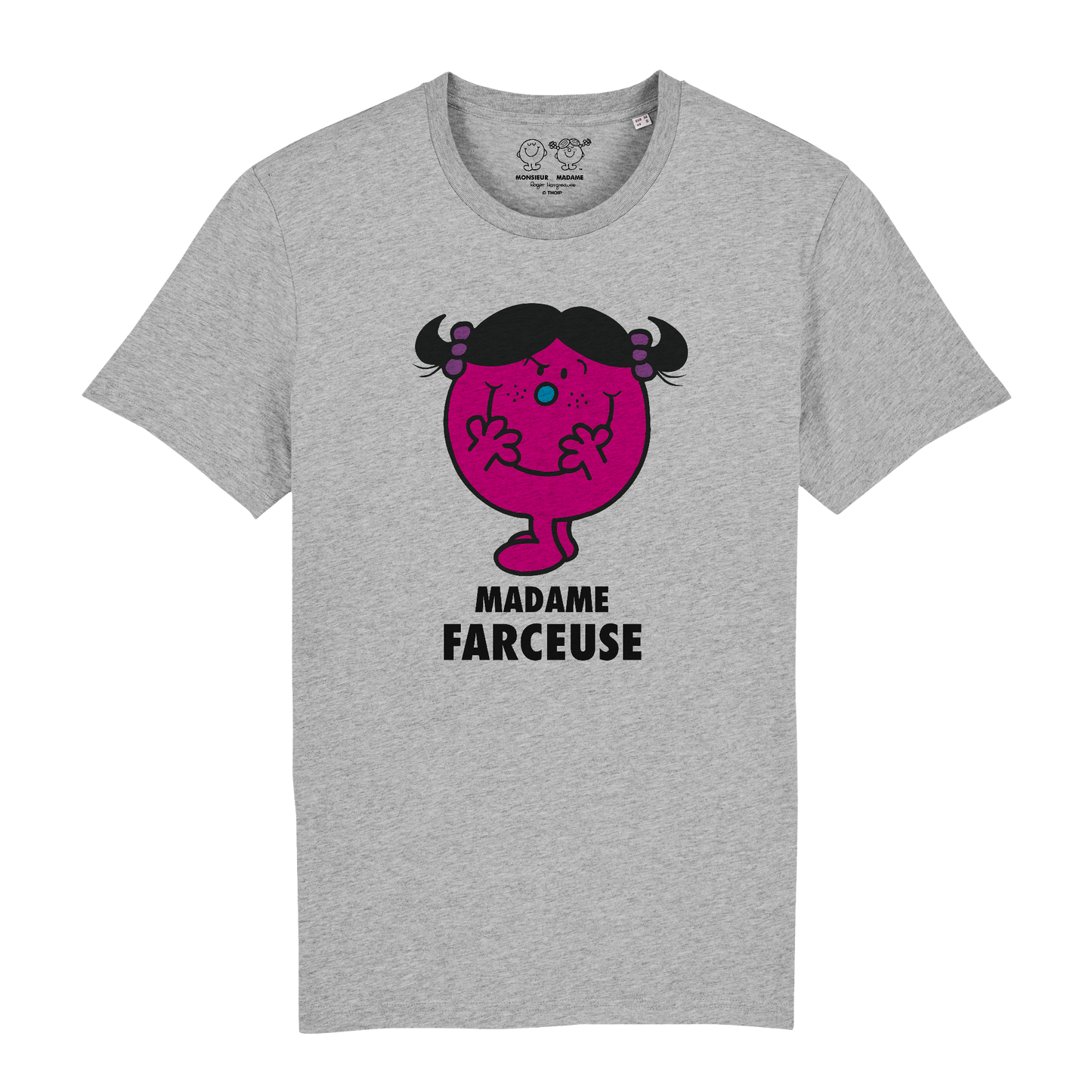 T-Shirt Femme Madame Farceuse Monsieur Madame