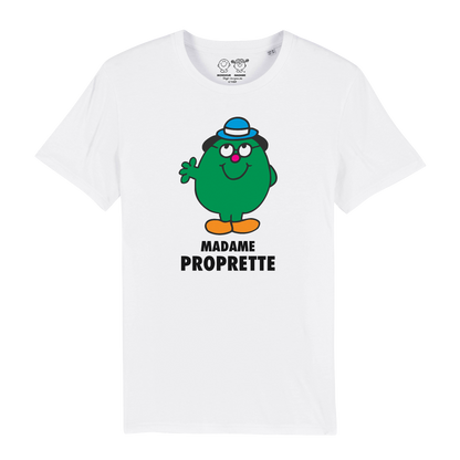 T-Shirt Femme Madame Proprette Monsieur Madame