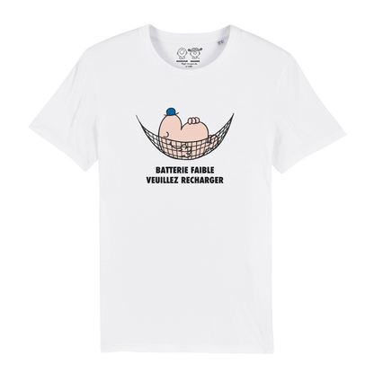 T-shirt Enfant Batterie faible Monsieur Madame